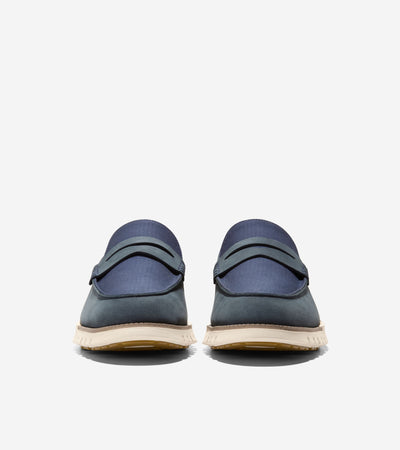 C43694:NAVY BLAZER SEERSUCKER / CH NATURAL / IVORY