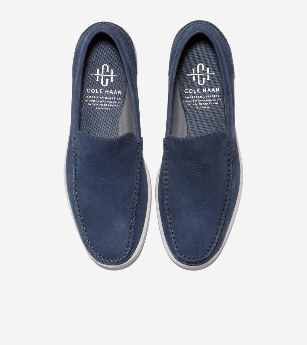 C40674:NAVY BLAZER NUBUCK / ANCIENT SCROLL