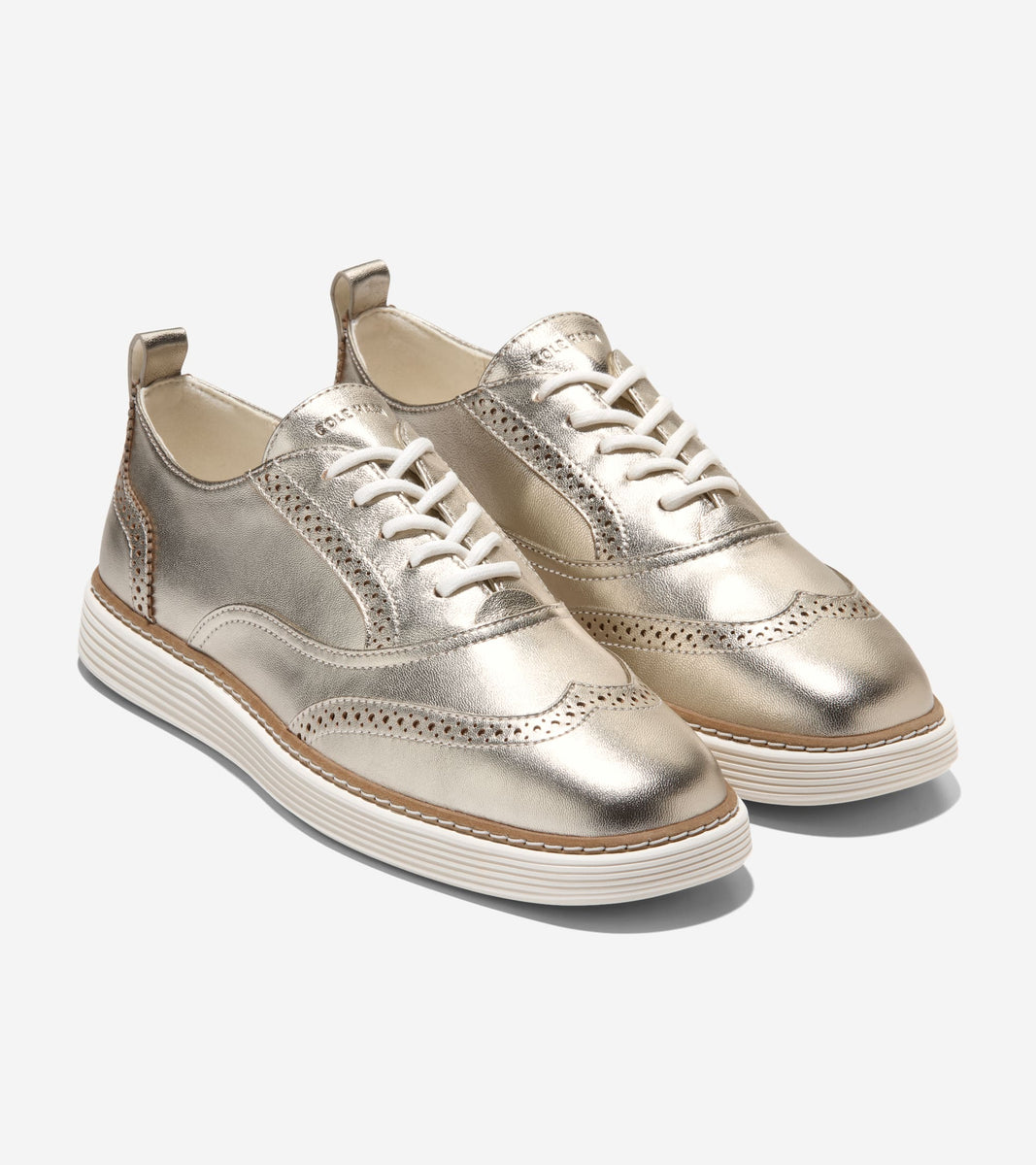 W33213:GOLD METALLIC/IVORY
