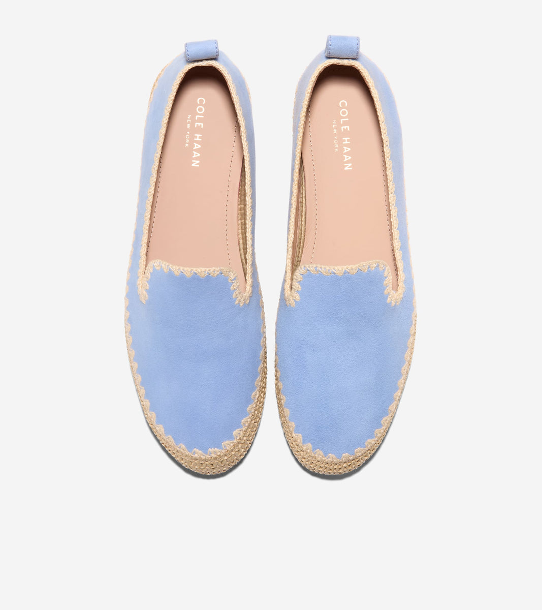 W36189:HYDRANGEA SUEDE / NATURAL RAFFIA