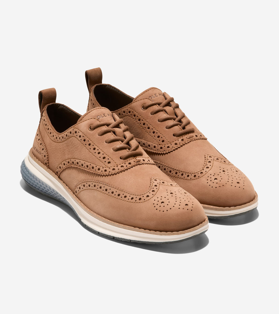 C41644:GOLDEN TOFFEE NUBUCK/ CHINA BLUE/IVORY