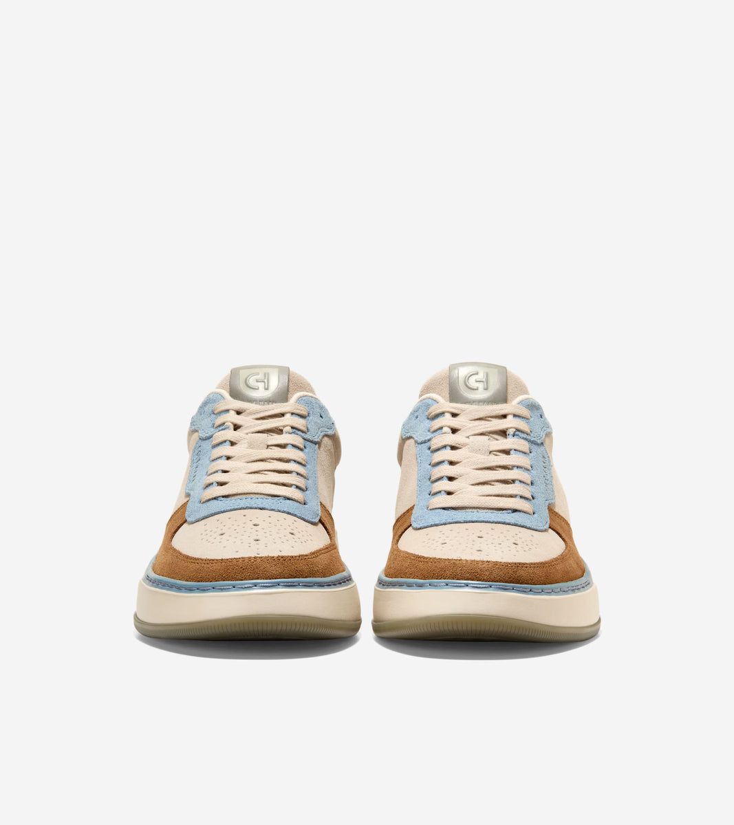 C39690:FADED DENIM SUEDE / LT SESAME / IVORY