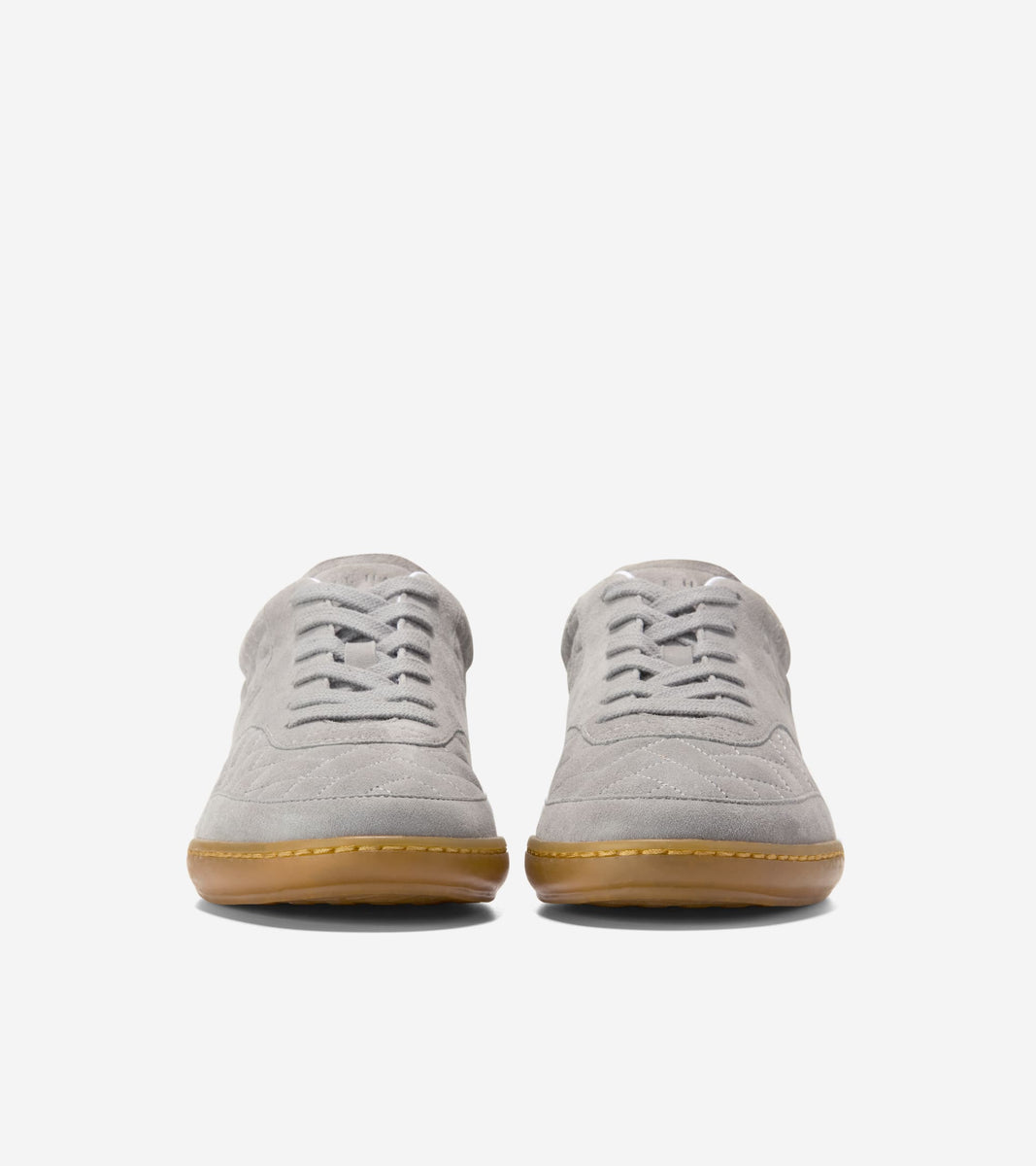 W33582:FROST GRAY SUEDE/WHITE LTR