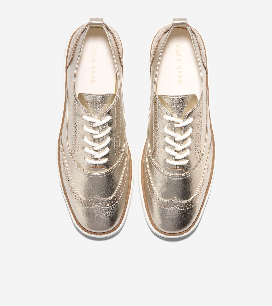 W33213:GOLD METALLIC/IVORY