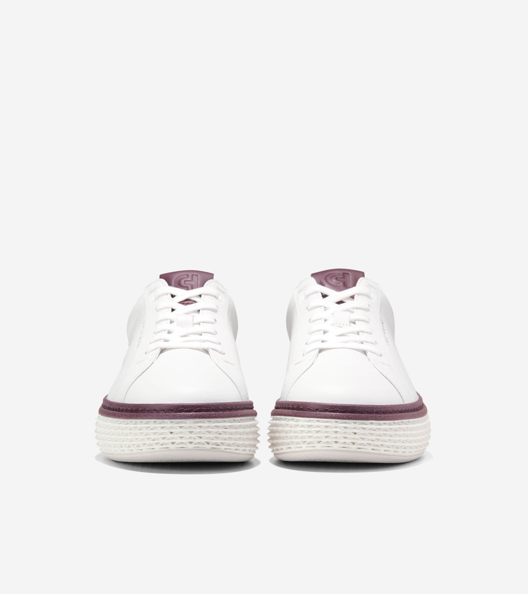 W36151:WHITE LTHR / CH BLACK GARNET LTHR